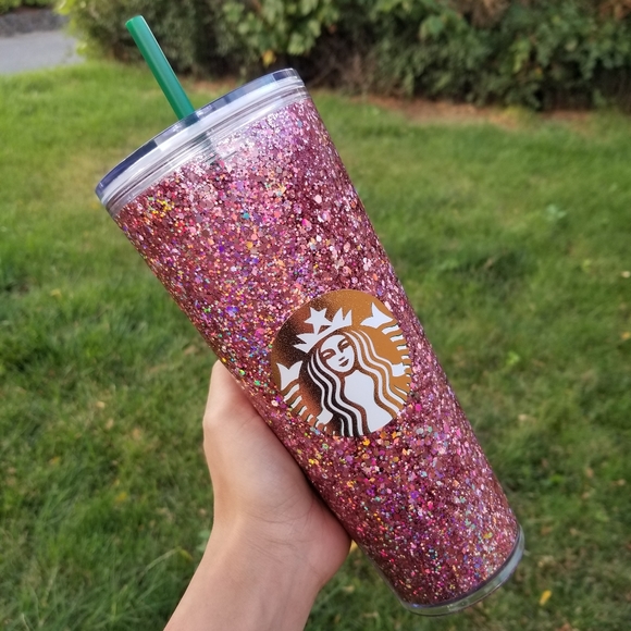 Starbucks Accessories - 🆕️Starbucks, Custom Rose Gold Holo Tumbler